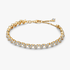 Pulseira Coração com Três Pedras Pulseira Coração com Três Pedras