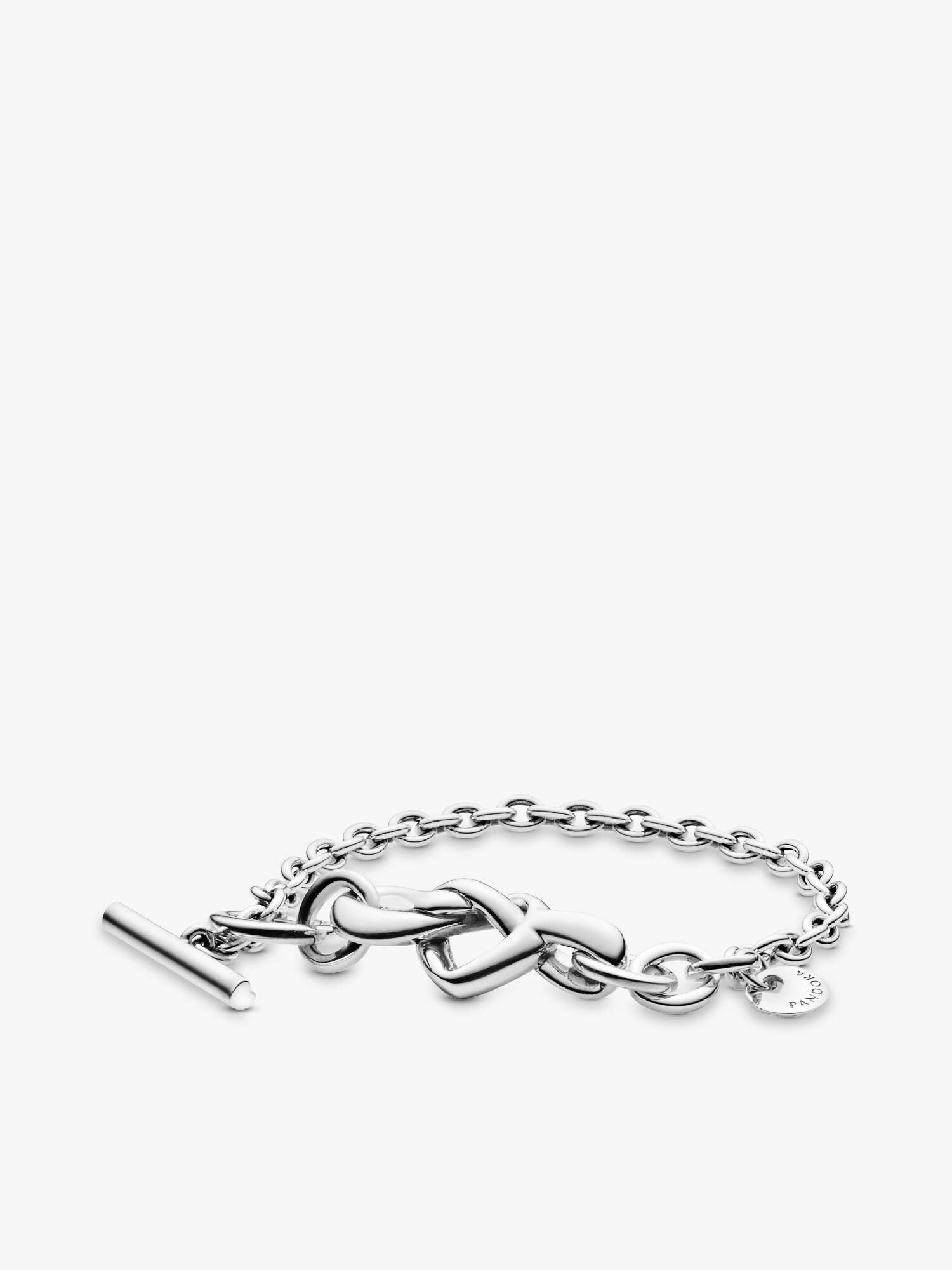 Pulseira Nó de Coração com Fecho T-Bar