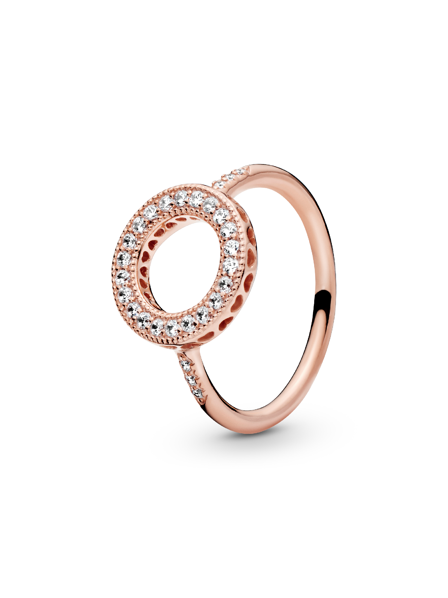PANDORA Rose ring with clear cubic zirconia