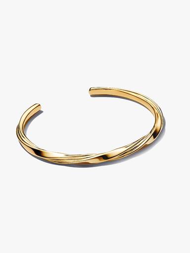 Bracelete Rígido Trançado Aberto