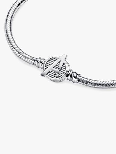 Pulseira Corrente Snake com Fecho dos Vingadores