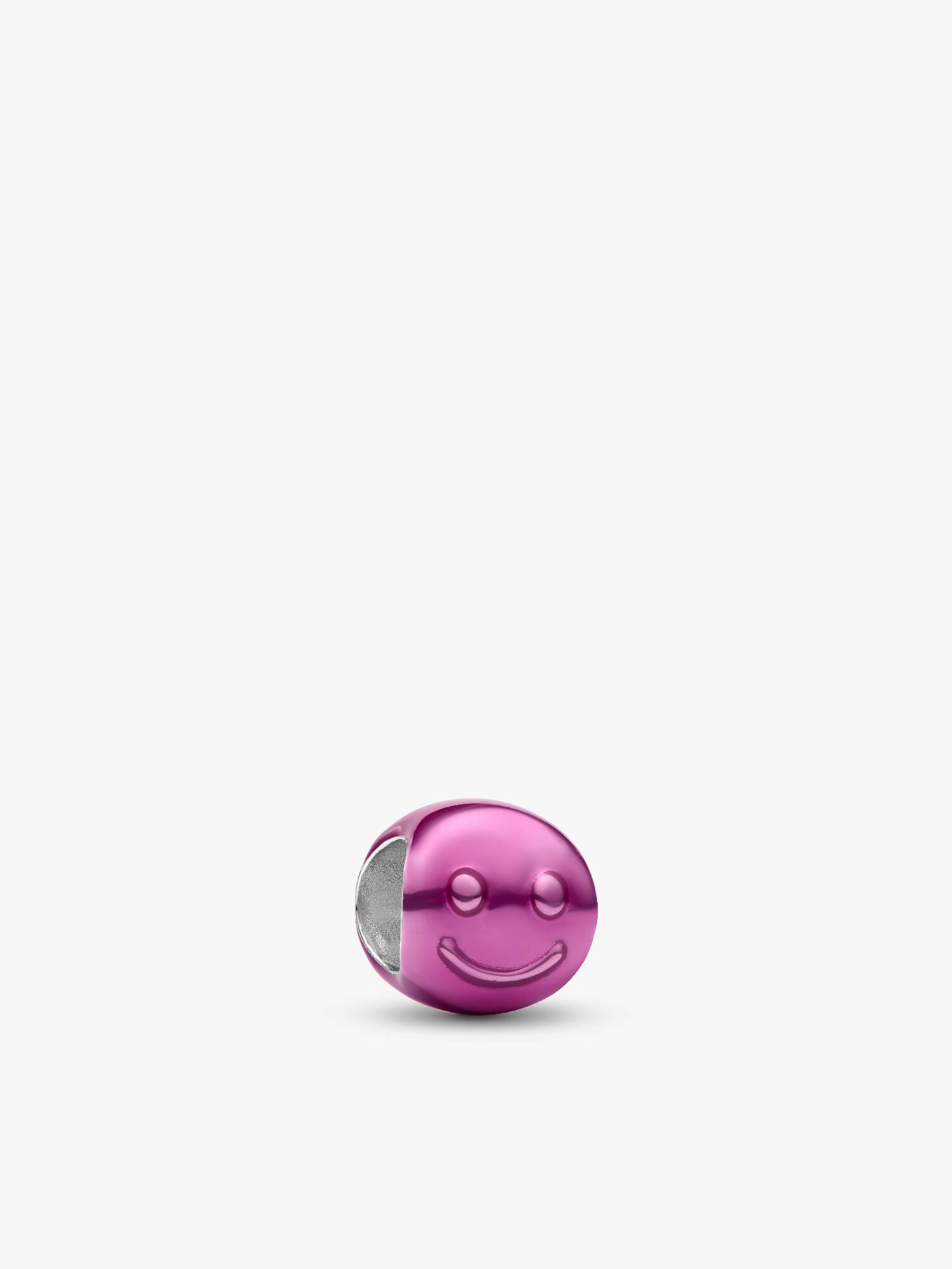 Mini charm Rosto Feliz Rosa