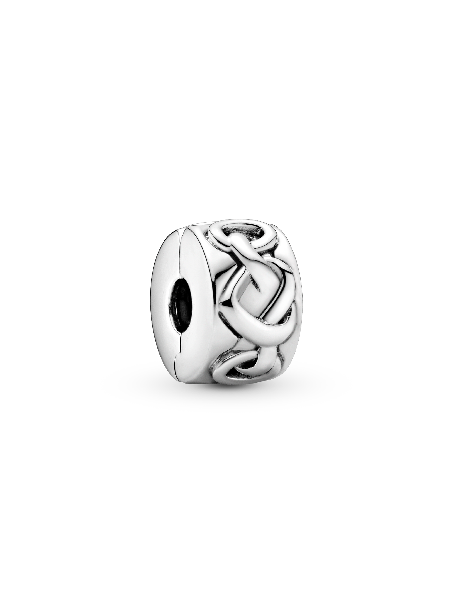Clip Charm de Corações Entrelaçados