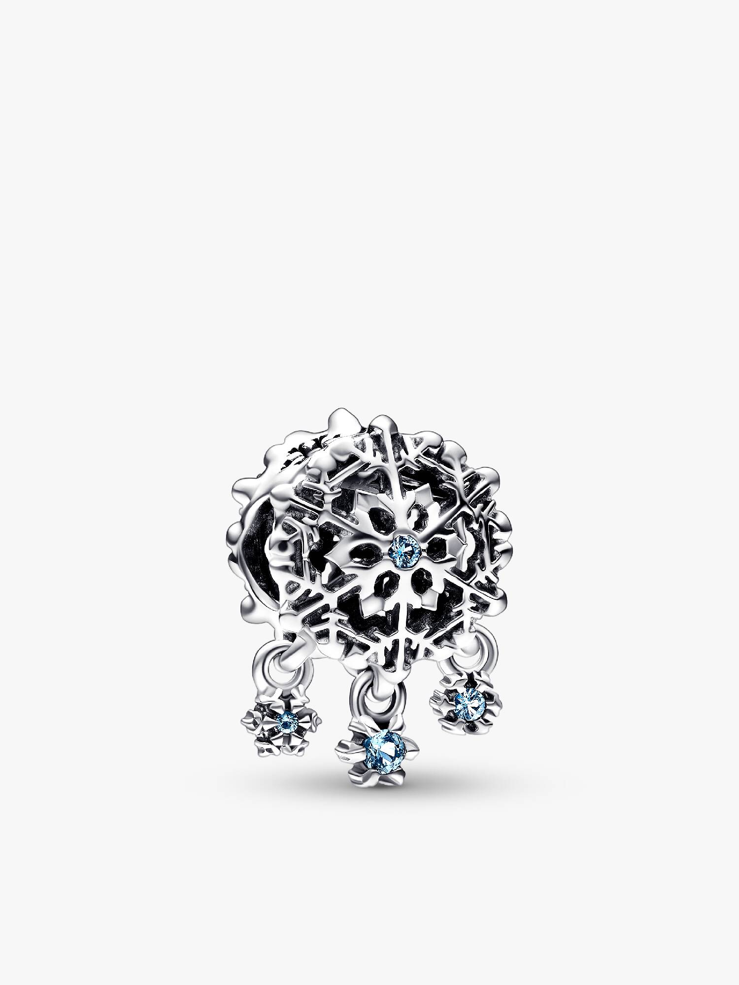 Charm Pendente Floco de Neve Gelado
