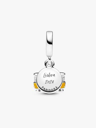 Charm Pendente Duplo Bonde de Lisboa Gravável
