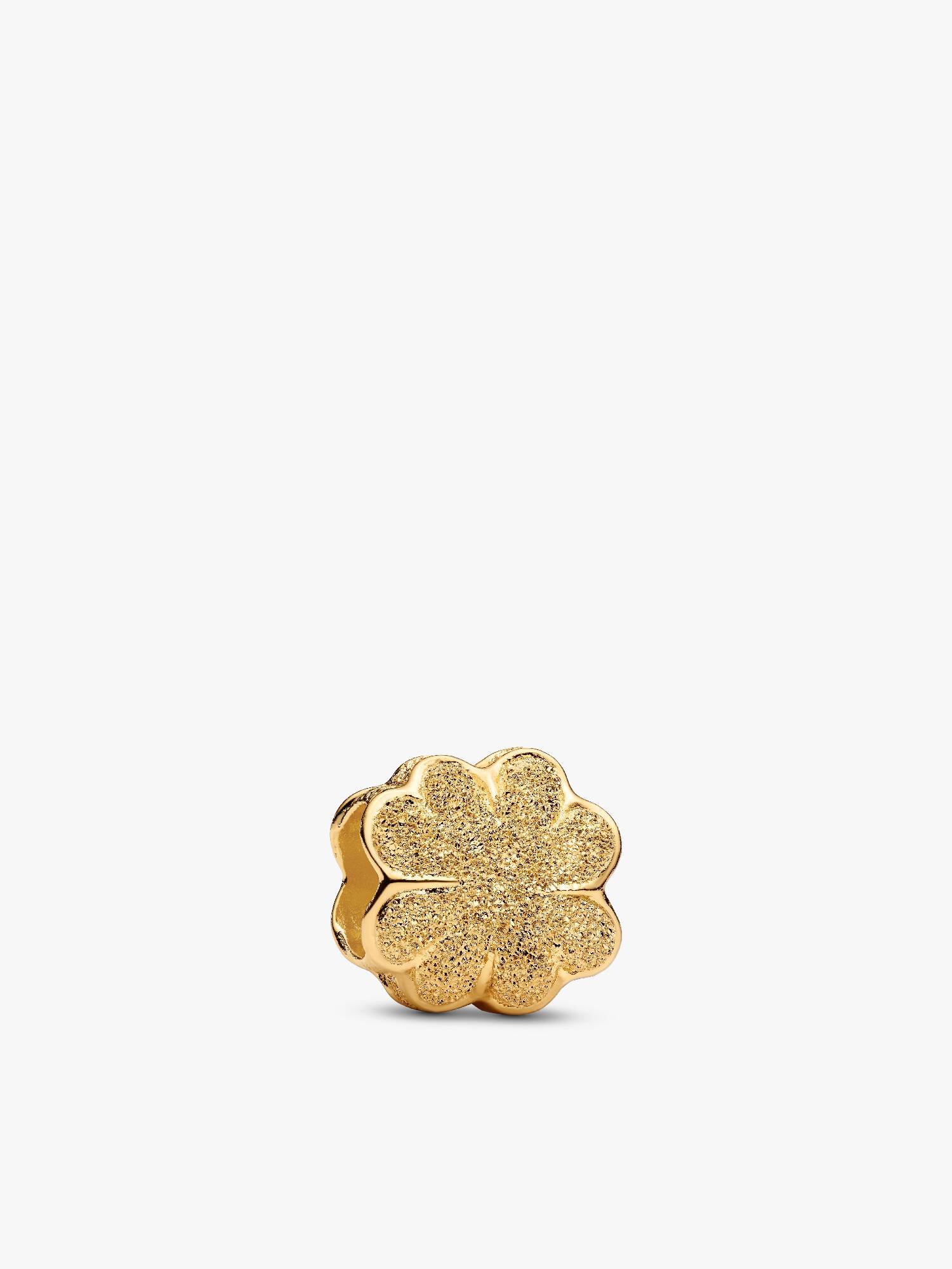 Mini charm texturizado de trevo