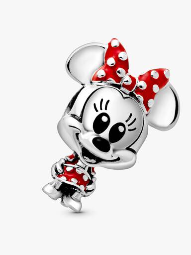 Charm Disney Minnie Mouse Vestido de Poás & Laço