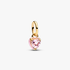 Mini Charm Pendente Coração Rosa Chakra Pandora Me Mini Charm Pendente Coração Rosa Chakra Pandora Me