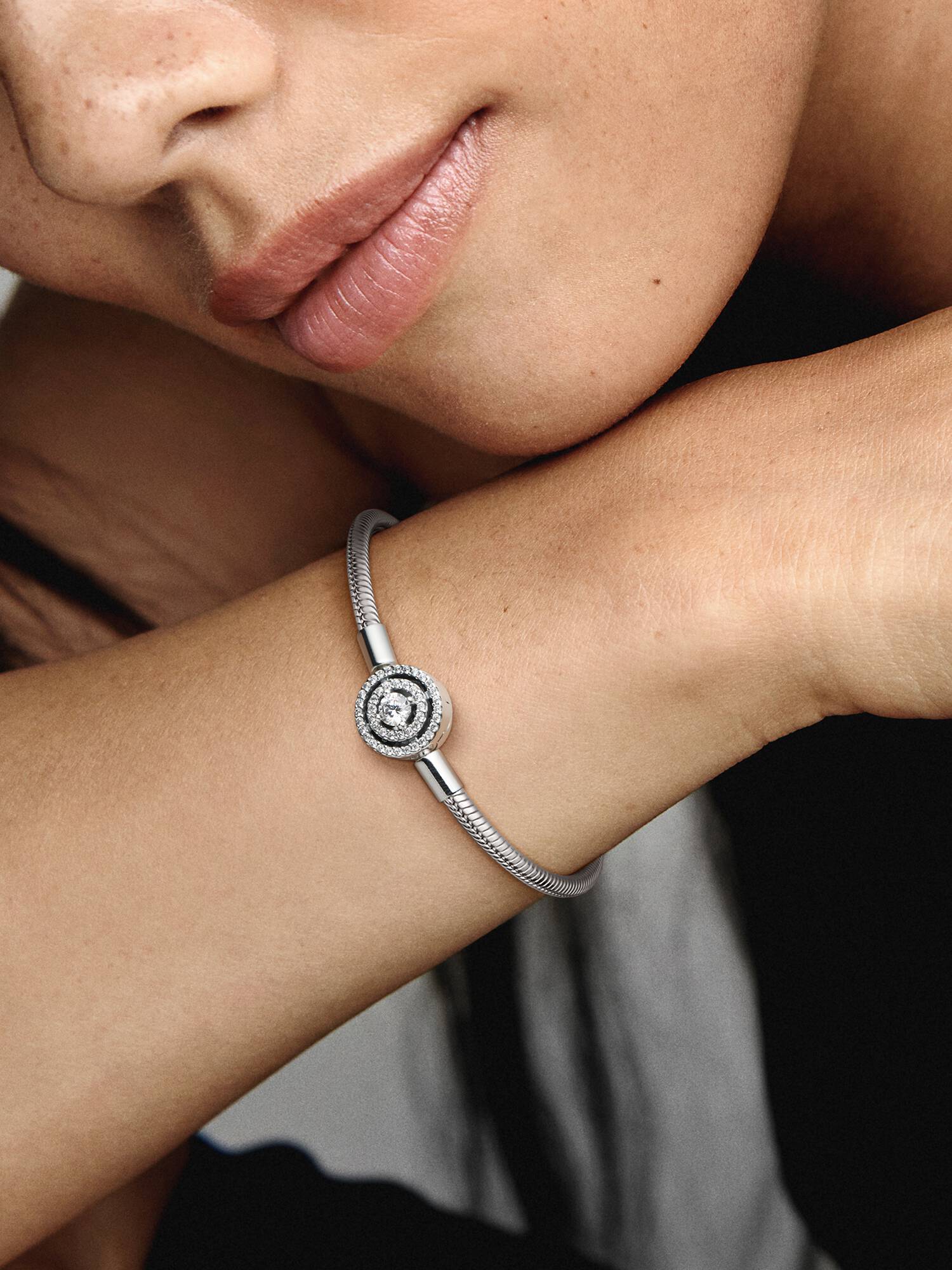 Pulseira Corrente Snake com Fecho em Halo