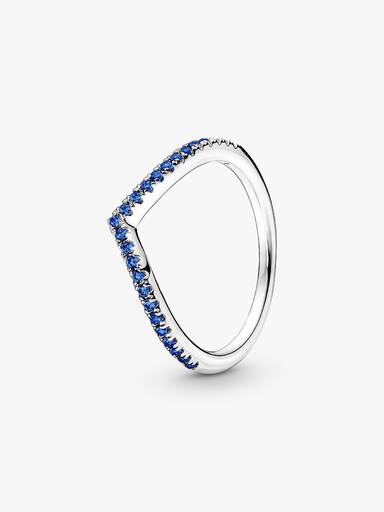Anel Deseo Brilhante Azul Pandora Timeless