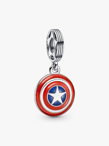 Charm Escudo do Capitão América dos Vingadores