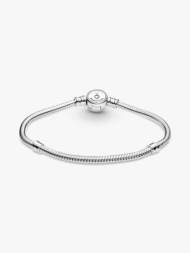 Pulseira Corrente Snake com Fecho Azul Brilhante