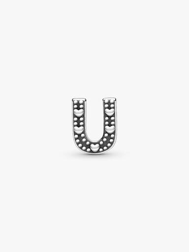 Letra U Alphabet Relicário Element