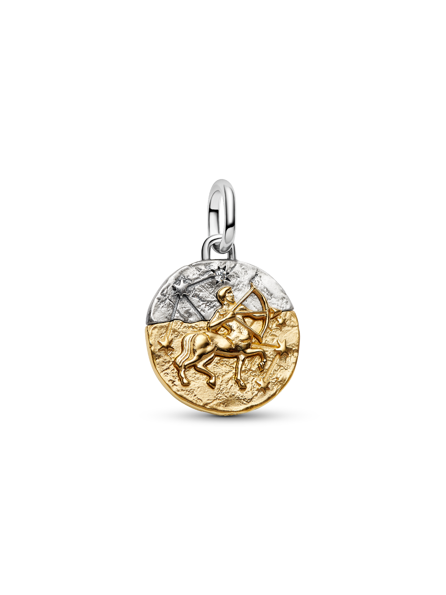 Charm Medalhão do Zodíaco do signo de Sagitário