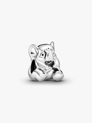Elephant silver charm