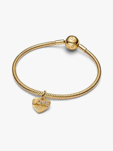 Charm Pendente Coração do Amor Gravável