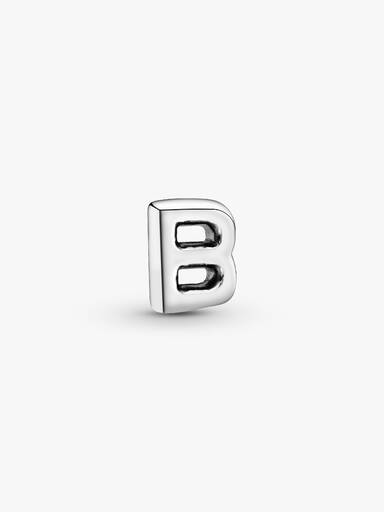 Letter B silver petite element
