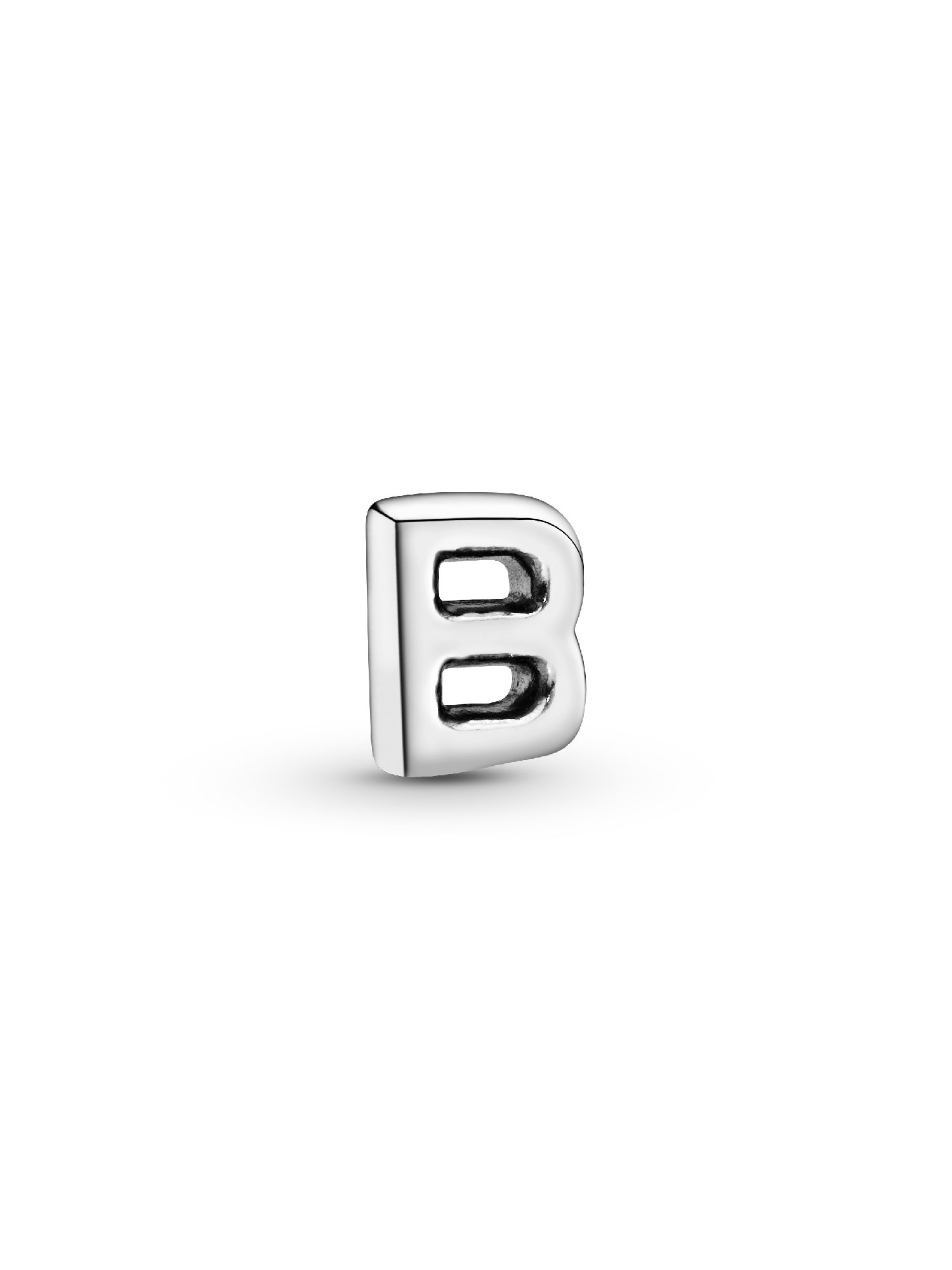 Letter B silver petite element