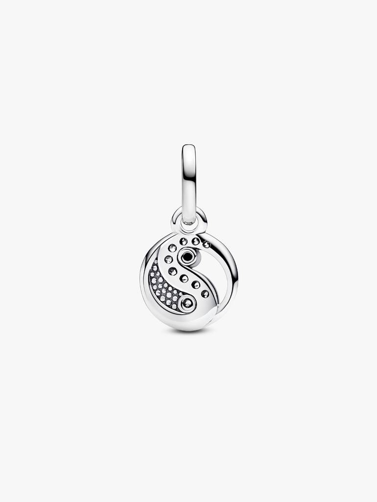 Charm Mini Pingente Yin Y Yang Brilhante