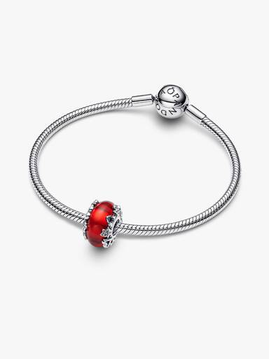 Charm de vidro de Murano mágico do Natal