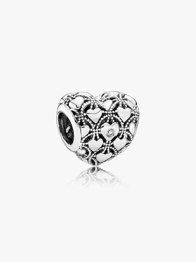 Club Charm 2016, Pandora Club 2016 Prata Charm, 0.01ct TW H/vs Diamond