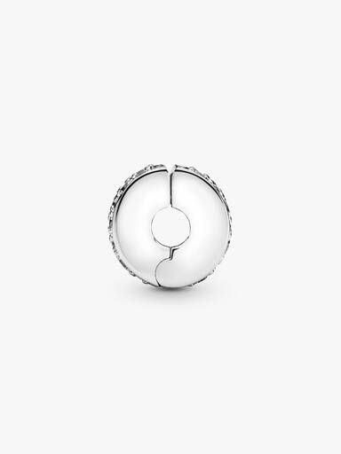 Clip Charm Pavé Transparente