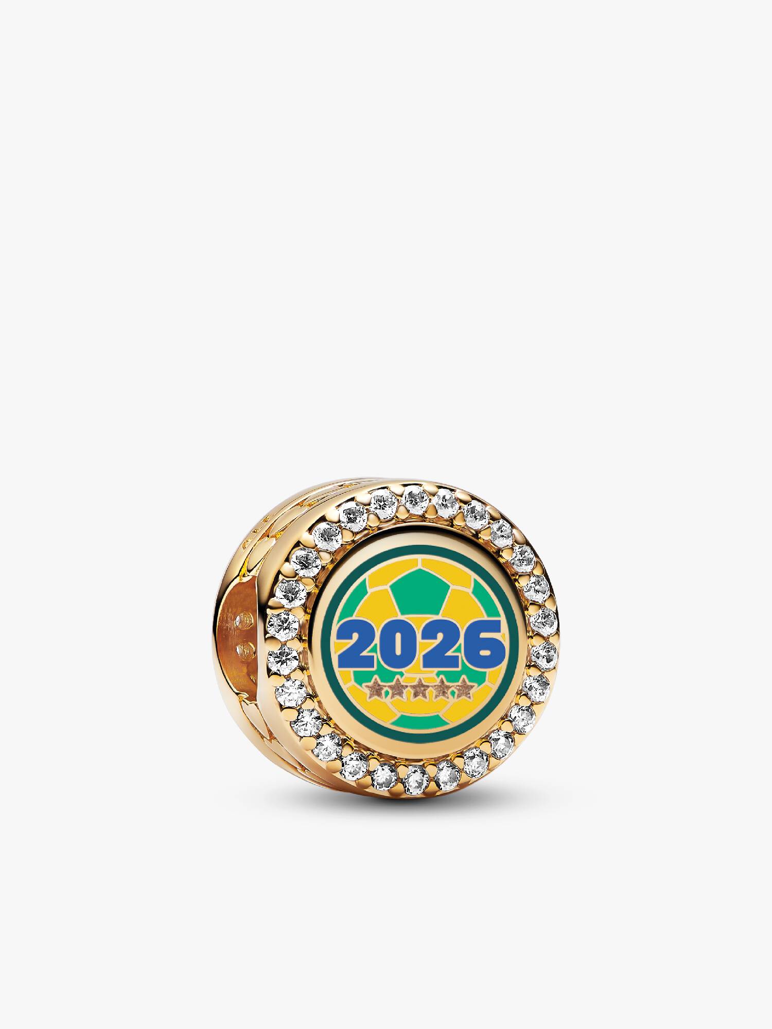 Charm Grabado Balón Fútbol Brasil 2026
