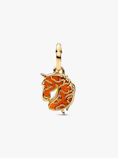 Charm pendente Cavalo de Fogo em vidro de Murano