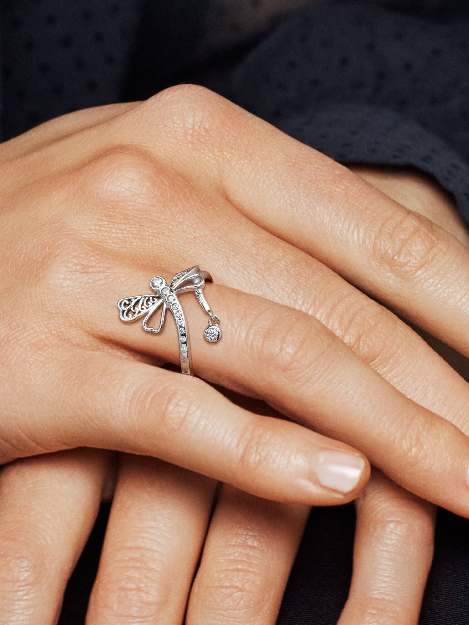 Anel Cintilante Dragonfly