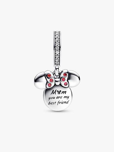 Charm Pendente Minnie "Mãe minha melhor amiga"