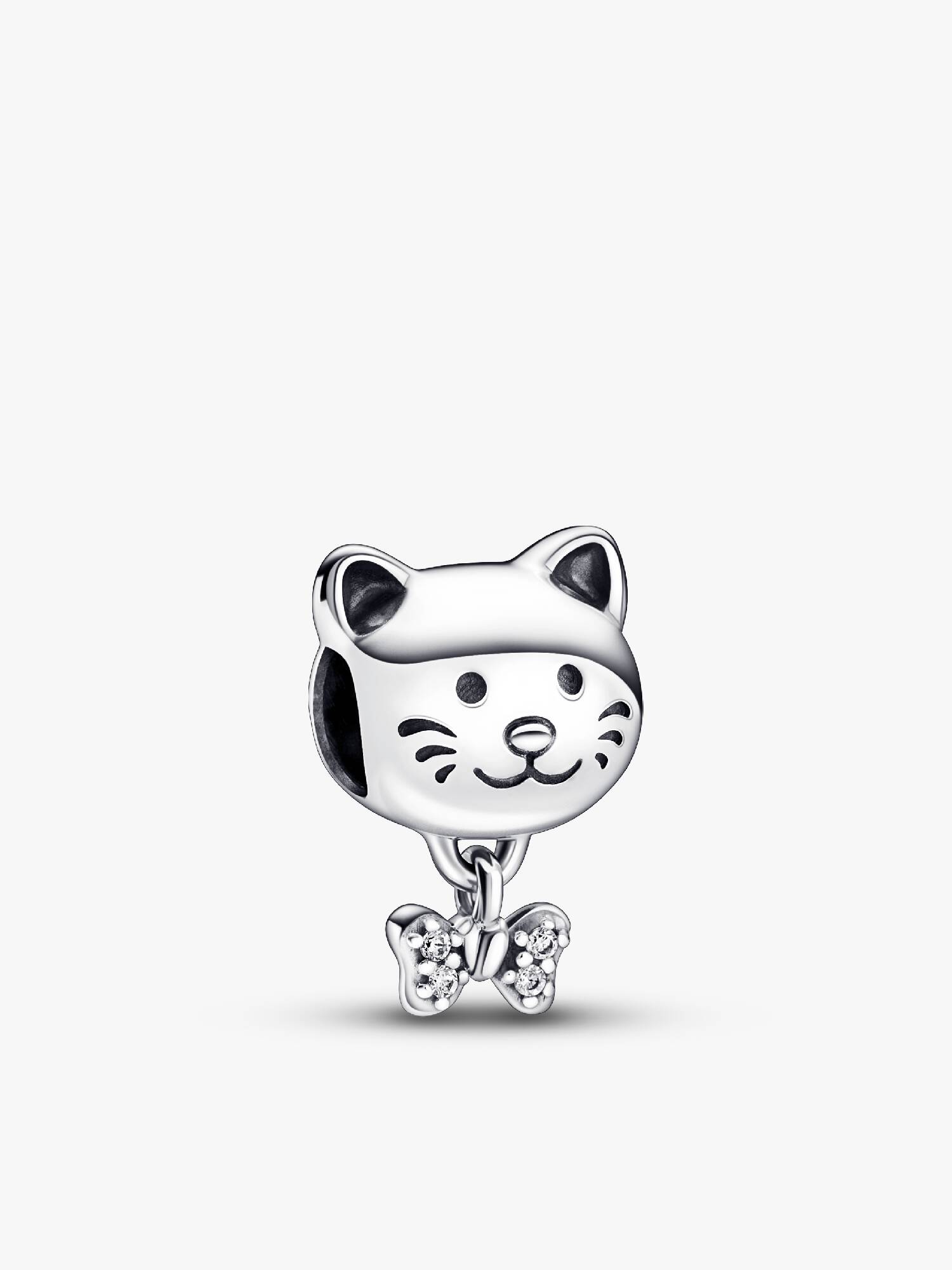Charm de Gato de Estimação e Laço