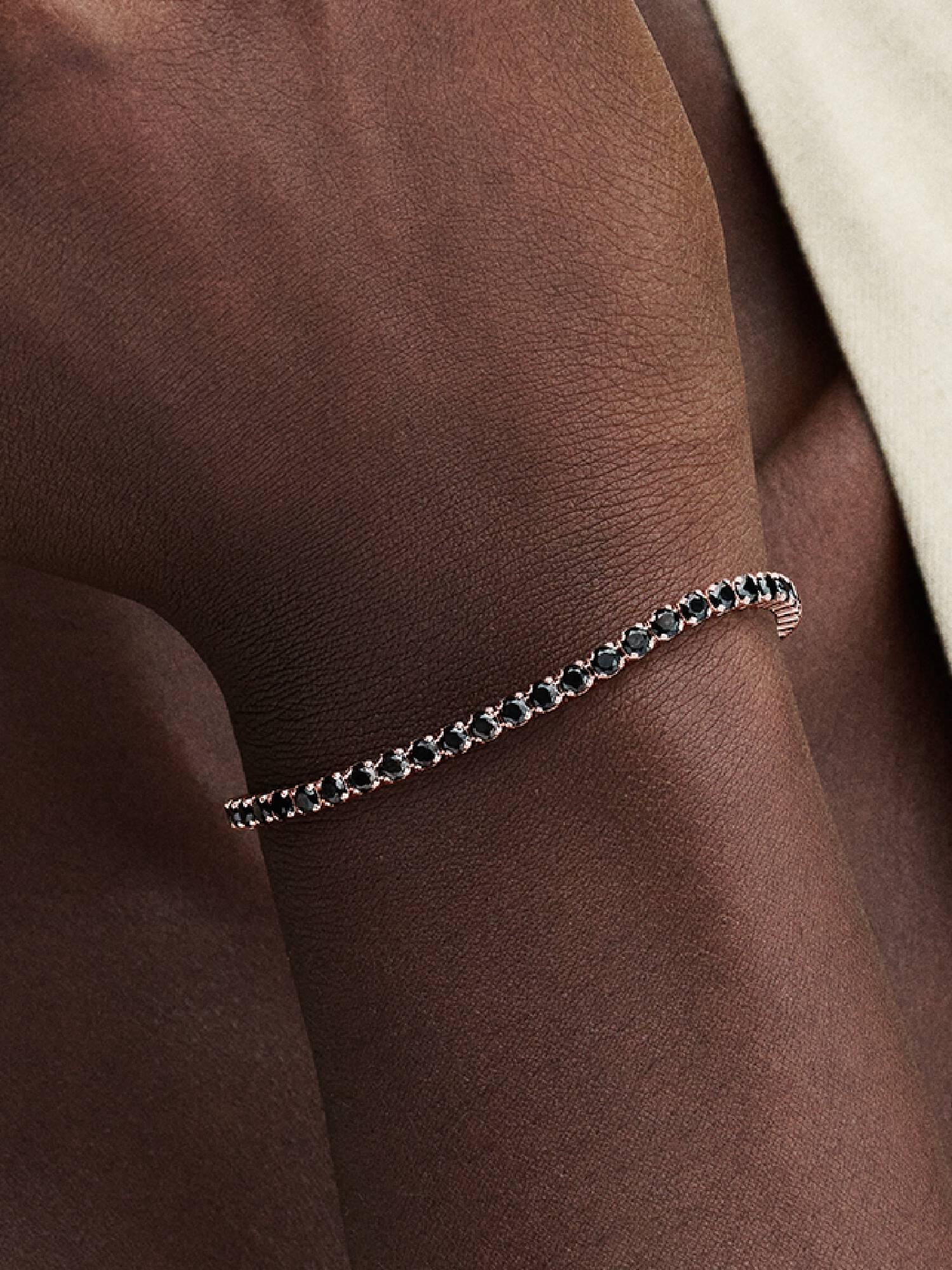 Pulseira Riviera Brilhante Preta