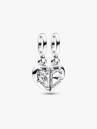Charm pendente divisível para mãe e filha