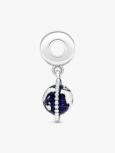 Charm Pendente Globo Giratório