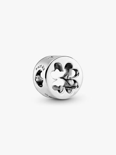 Charm Trevo de Quatro Folhas Sorte e Coragem