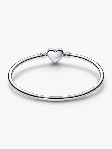 Braceletee Rígido Pandora Moments Coração Y Borboleta