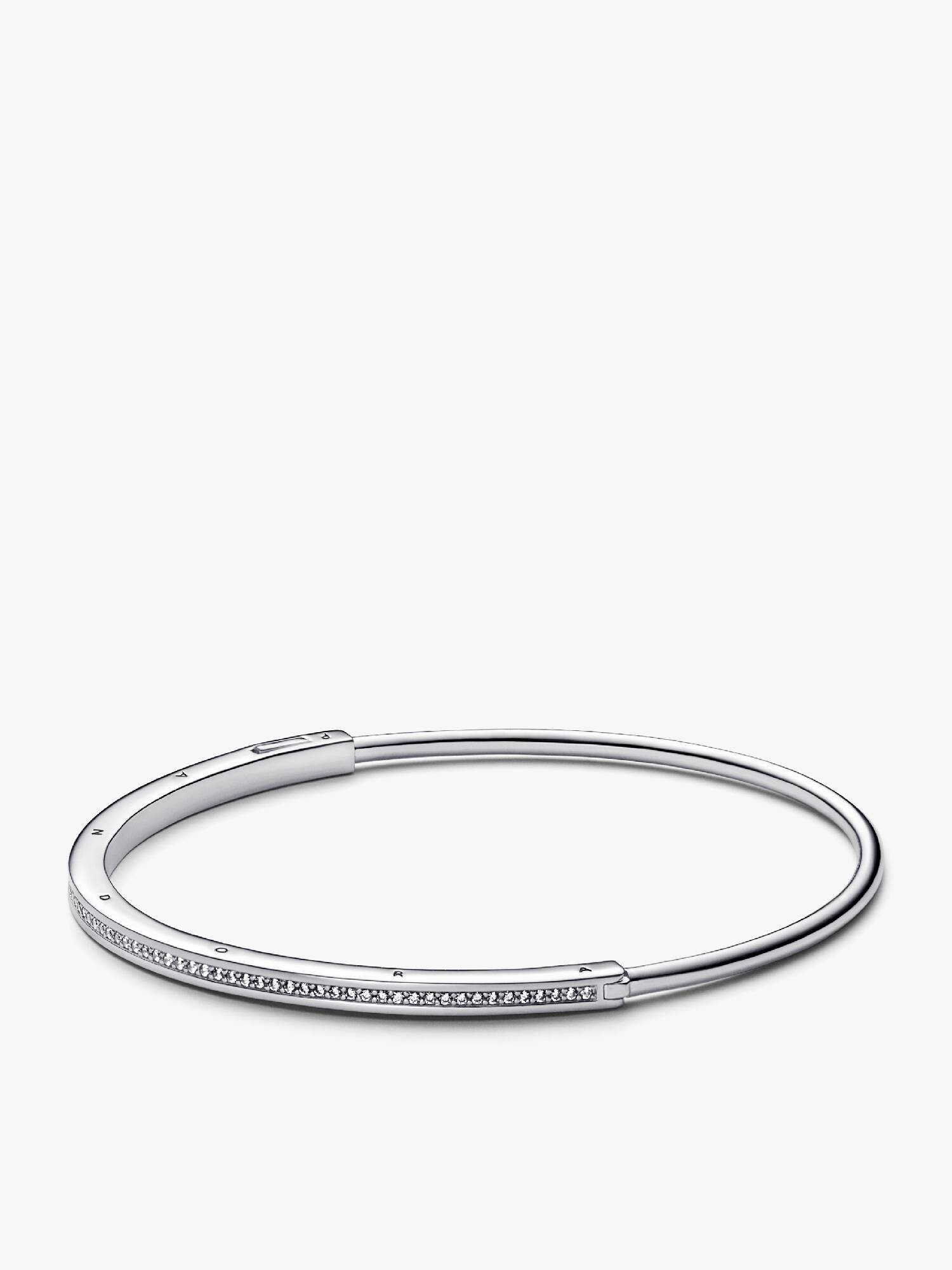 bracelete Pandora Signature I-D Pavé
