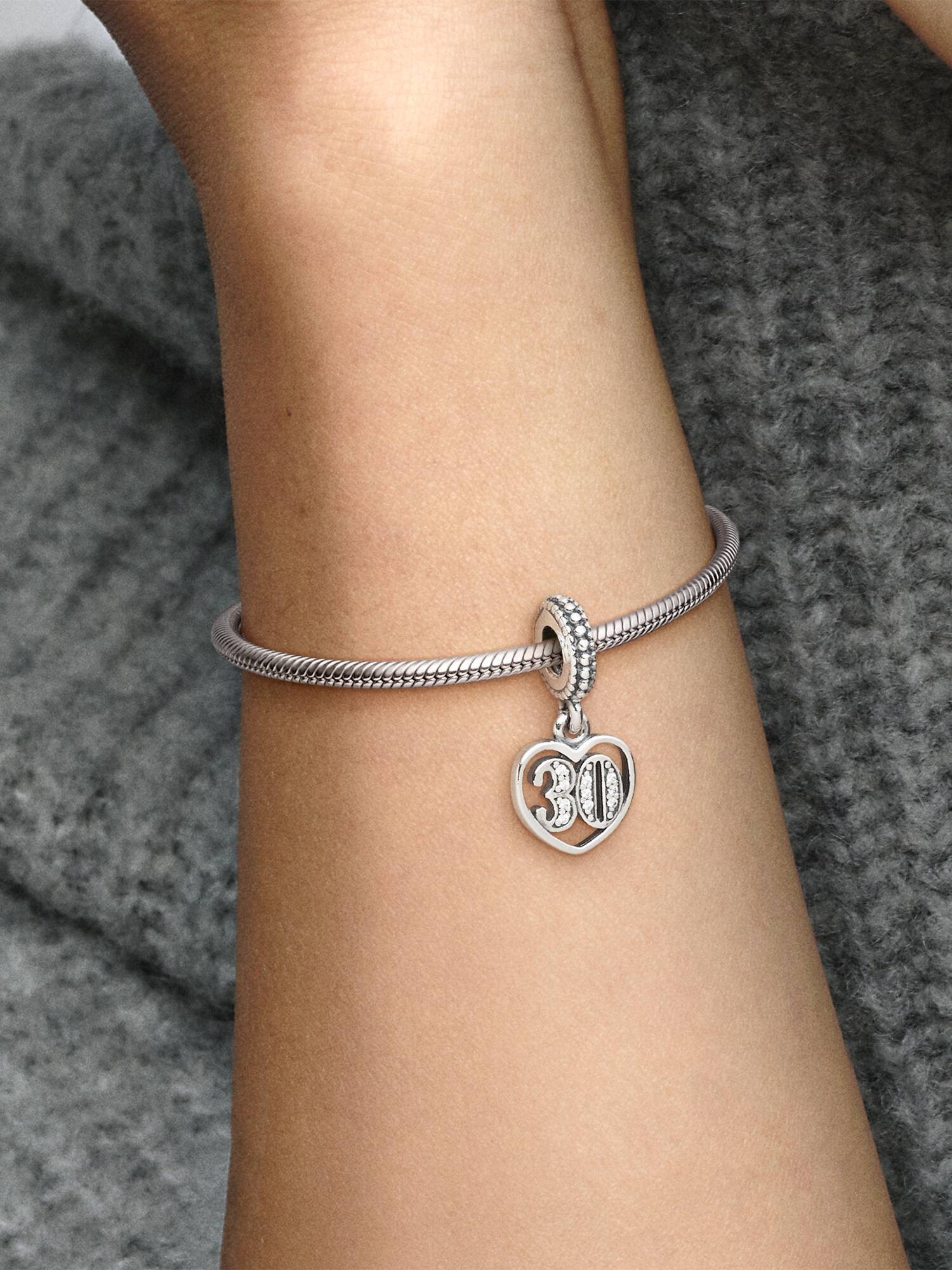 Charm Pendente Aniversário de 30 Anos
