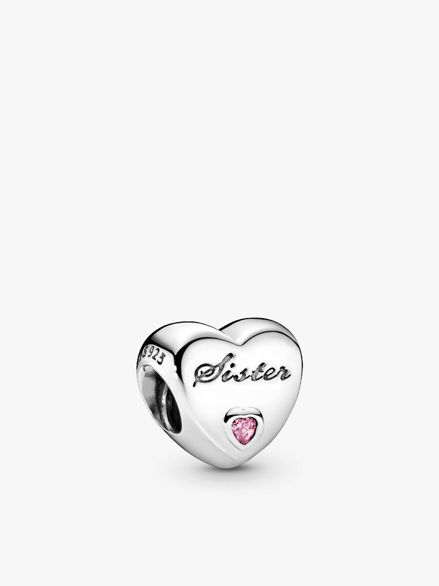 Charm de coração Irmã