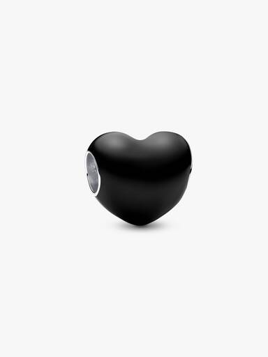 Charm de coração preto