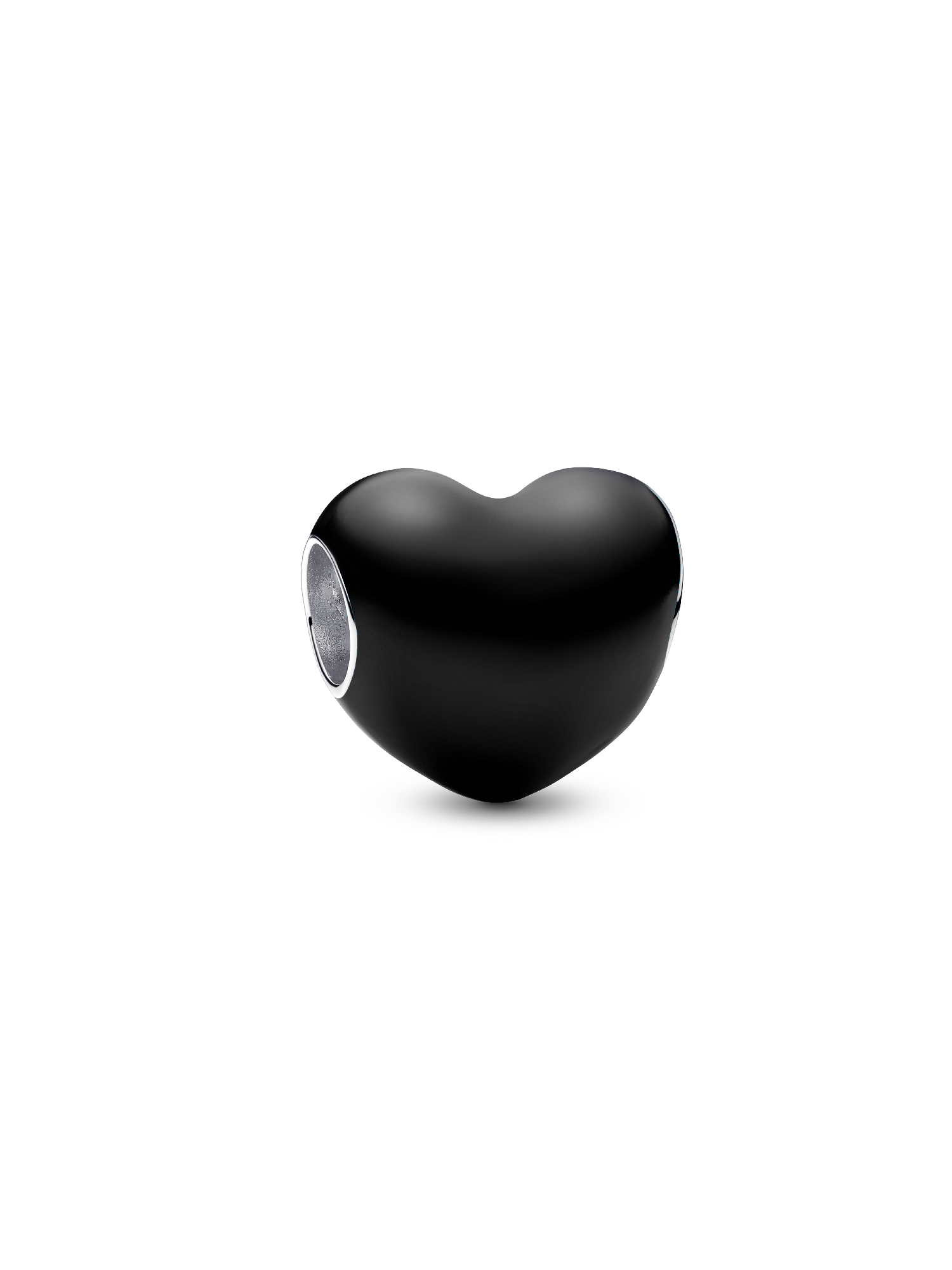 Charm de coração preto