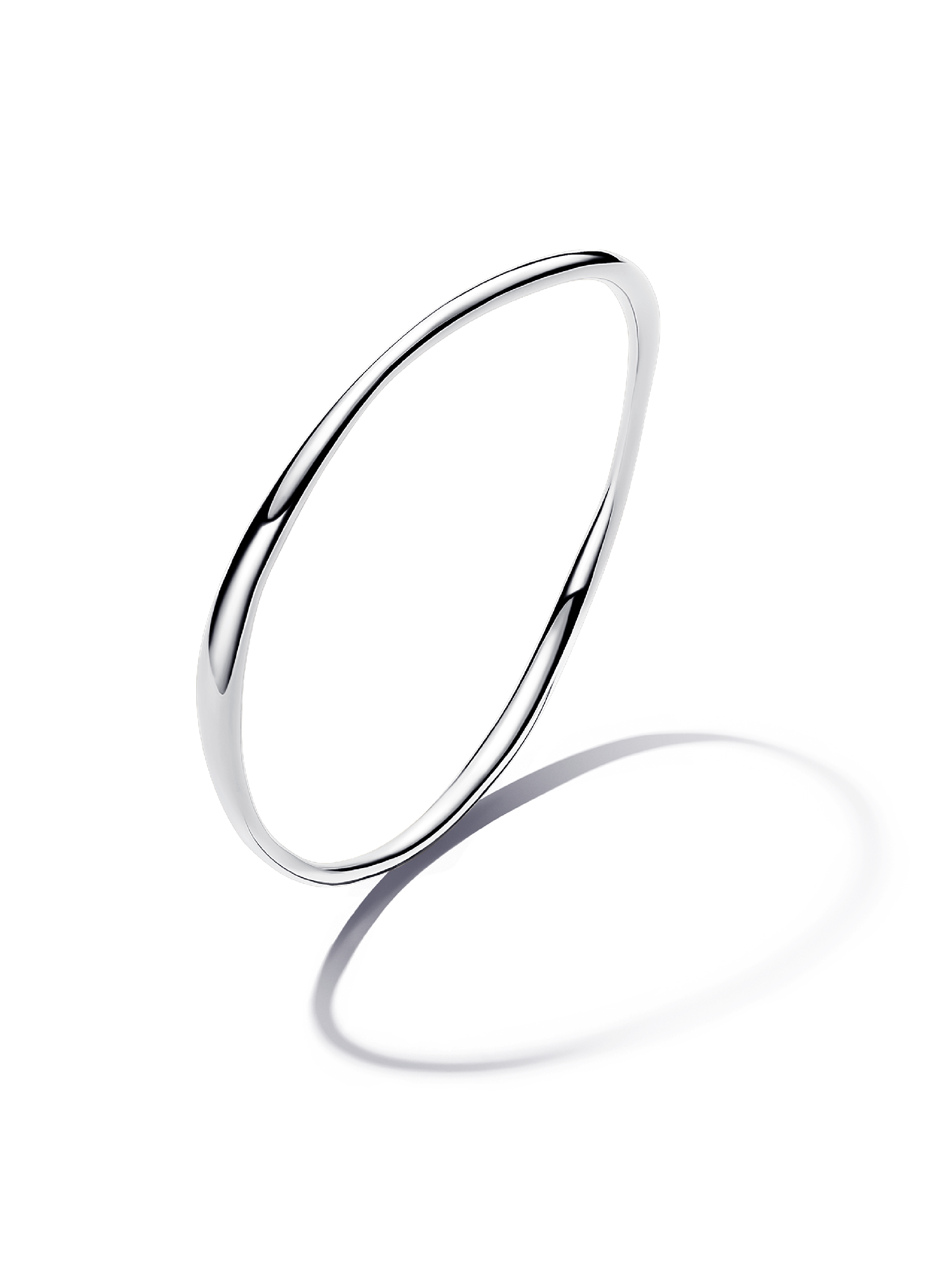 Bracelete Rígido em Forma Orgânica