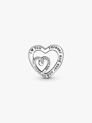Charm Corações Infinitos Entrelaçados