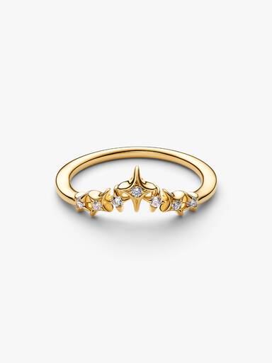 Anel Tiara de Estrelas
