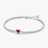 Pulseira Riviera Coração Brilhante Pulseira Riviera Coração Brilhante