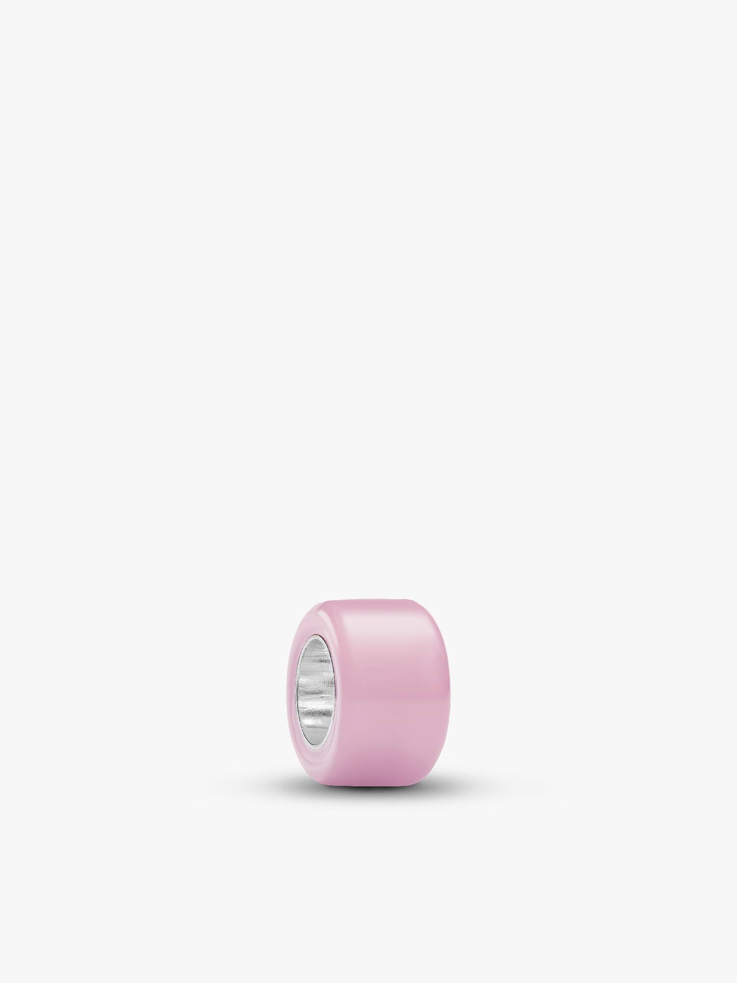 Mini Charm em Vidro de Murano Rosa