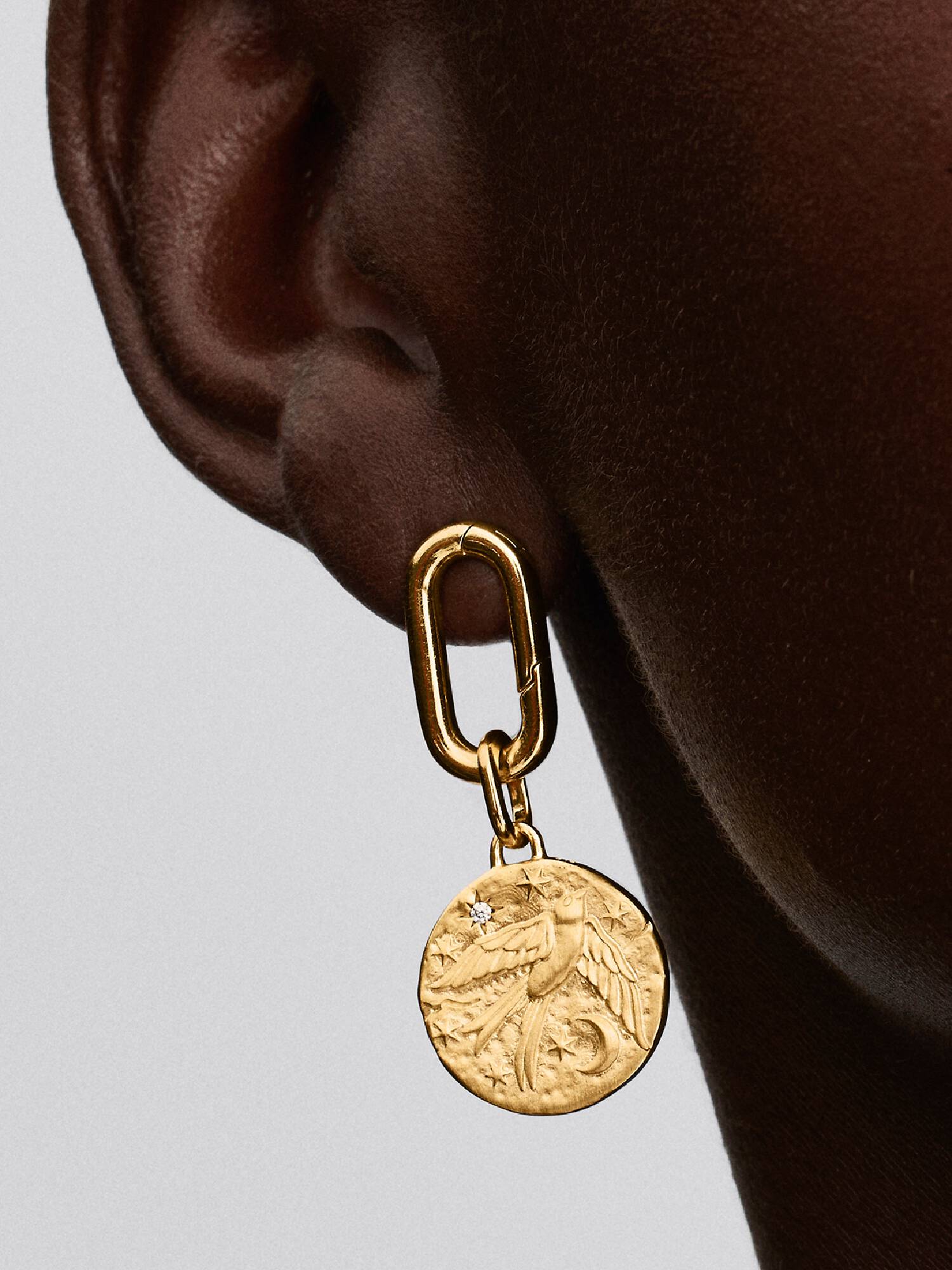 Charm Medalhão de Andorinha