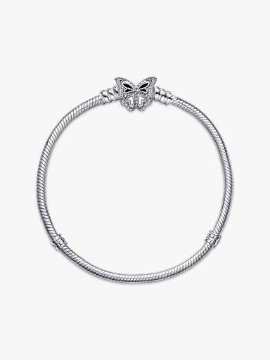 Pulseira Corrente snake com Fecho Borboleta