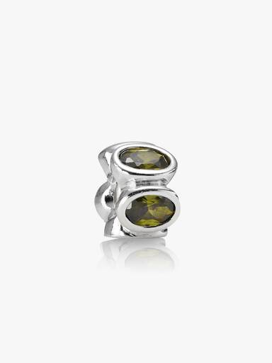 Oval Lights, Verde Zircônia Cúbica