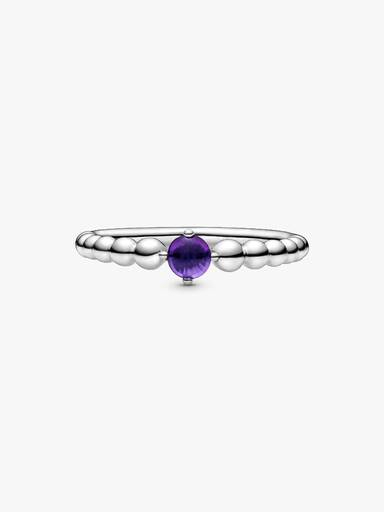 Anel Esferas Roxo